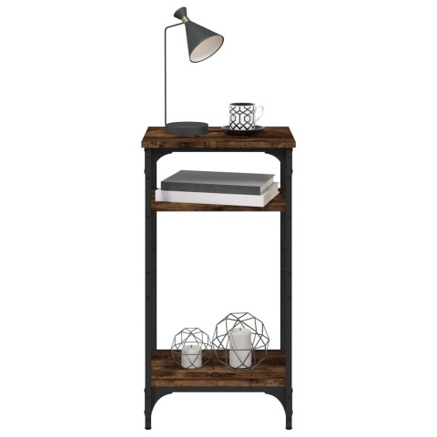 STOLIK BOCZNY PRZYDYMIONY DĄB 40X30X75CM