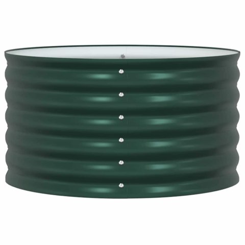 PODNIESIONY OGRÓD ZIELONY 80X80X44CM STAL