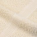RĘCZNIKI 4 SZT. FROGN KREMOWE 30X30CM 100% BAWEŁNA