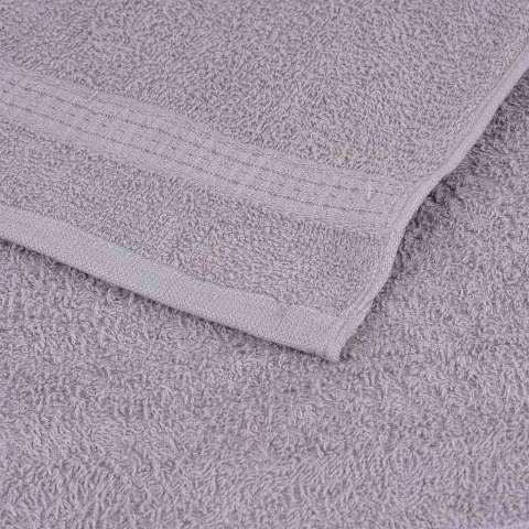 RĘCZNIKI DO RĄK 10 SZT. SZARE 50X100CM 360 GSM 100% BAWEŁNA