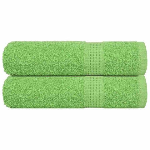RĘCZNIKI DO RĄK 2 SZT ZIELONE JABŁKO 50X100CM BAWEŁNA100%