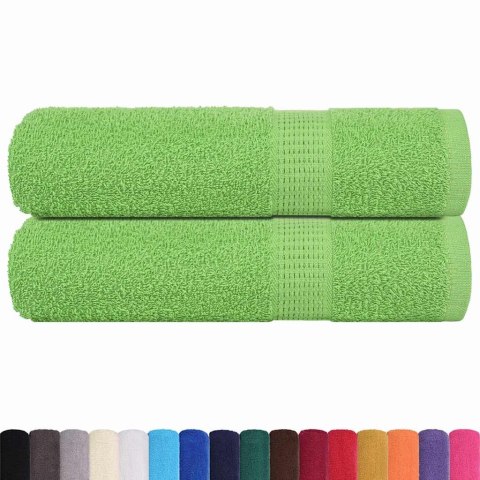 RĘCZNIKI DO RĄK 2 SZT ZIELONE JABŁKO 50X100CM BAWEŁNA100%