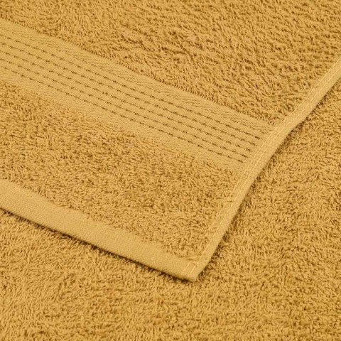 RĘCZNIKI PRYSZNICOWE 10 SZT. ZŁOTY 360 GSM 100% BAWEŁNA