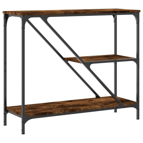 STOLIK KONSOLOWY PRZYDYMIONY DĄB 88,5X30X75CM