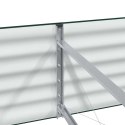 VidaXL Podniesiona rabata ogrodowa Zielony 320 x 80 x 44 cm Stal