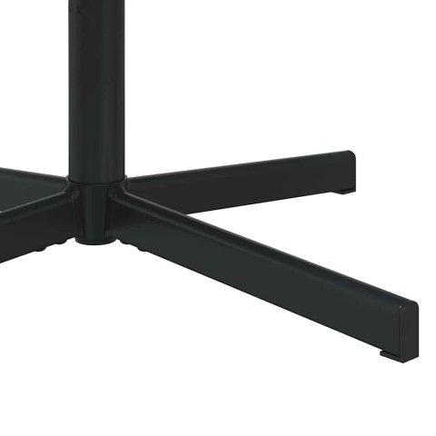 FOTEL OBROTOWY CZARNY 63X75X76CM SKÓRA SYNTETYCZNA