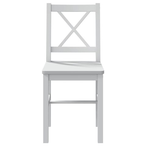 5-CZĘŚCIOWY ZESTAW MEBLI DO JADALNI BIAŁY