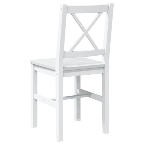 5-CZĘŚCIOWY ZESTAW MEBLI DO JADALNI BIAŁY