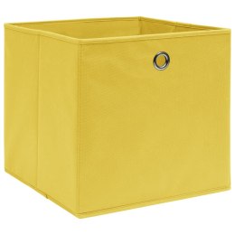 PUDEŁKA Z WŁÓKNINY 10 SZT. 28X28X28CM ŻÓŁTE