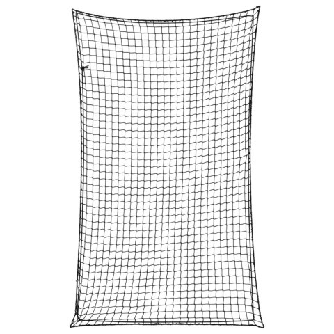 VidaXL Siatka na przyczepę, z elastyczną linką, czarna, 2,5x1,5 m, PP