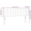 ZAGŁÓWEK DO ŁÓŻKA Z LED JASNOSZARY 147X16X78/88CM TKANINA