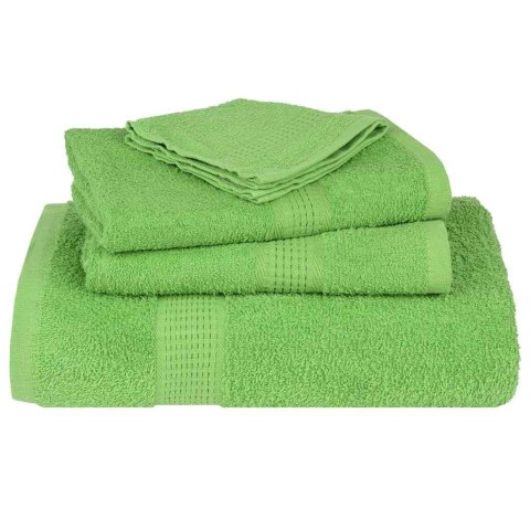 VidaXL Ręczniki 2 szt. FROGN Jabłkowo-zielone 30x30 cm 100% bawełna