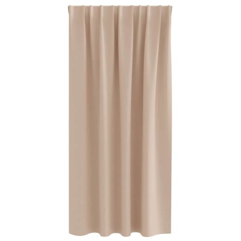 ZASŁONY Z ZASŁONAMI 2 SZT. CIEMNOSZARY POLIESTER