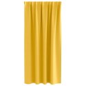 VidaXL Zasłony z zasłonami 2 pcs musztardowo żółty Poliester