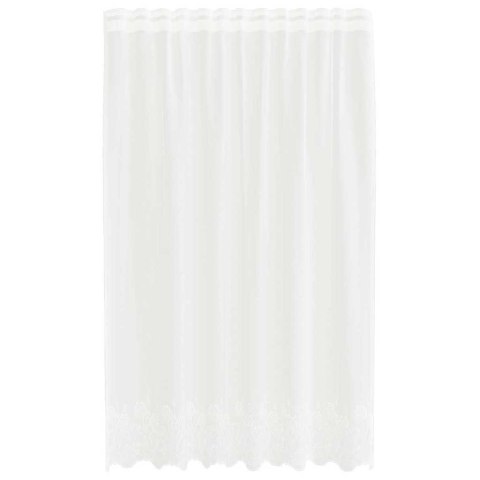 ZASŁONY Z ZASŁONAMI BIAŁY 150X140CM POLIESTER