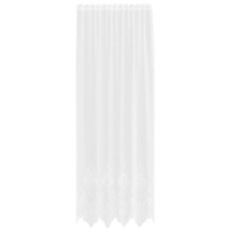 ZASŁONY Z ZASŁONAMI BIAŁY 150X260CM POLIESTER