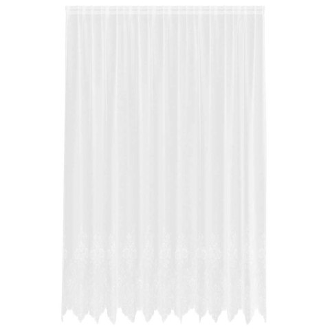 ZASŁONY Z ZASŁONAMI BIAŁY 300X260CM POLIESTER