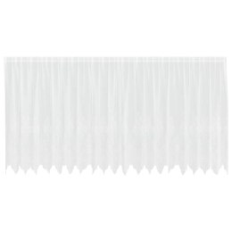 ZASŁONY Z ZASŁONAMI BIAŁY 500X140CM POLIESTER