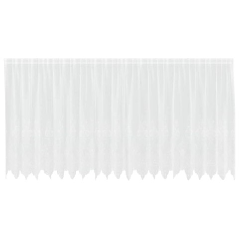 ZASŁONY Z ZASŁONAMI BIAŁY 500X140CM POLIESTER