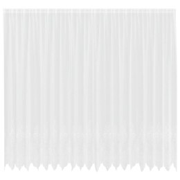 ZASŁONY Z ZASŁONAMI BIAŁY 500X280CM POLIESTER