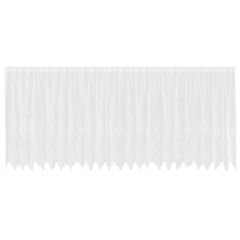 ZASŁONY Z ZASŁONAMI BIAŁY 600X160CM POLIESTER