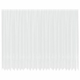 ZASŁONY Z ZASŁONAMI BIAŁY 600X260CM POLIESTER