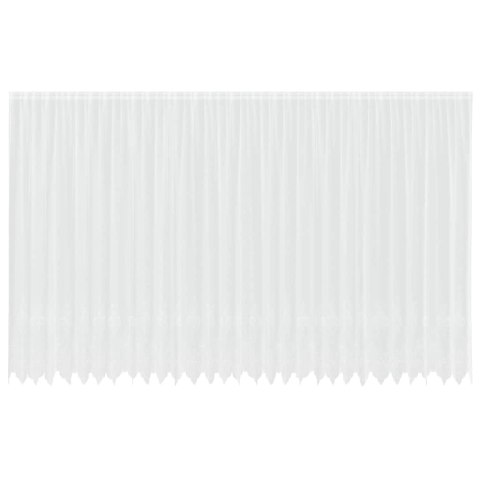 ZASŁONY Z ZASŁONAMI BIAŁY 750X280CM POLIESTER