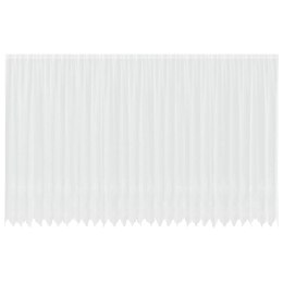 VidaXL Zasłony z zasłonami Biały 750 x 300 cm Poliester