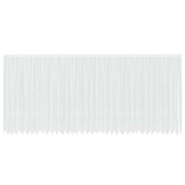 ZASŁONY Z ZASŁONAMI KWIATOWY BIAŁY 900X240CM POLIESTER