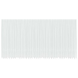 ZASŁONY Z ZASŁONAMI KWIATOWY BIAŁY 900X280CM POLIESTER