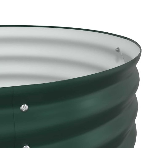 PODNIESIONA RABATA OGRODOWA ZIELONY 160X80X44CM STAL