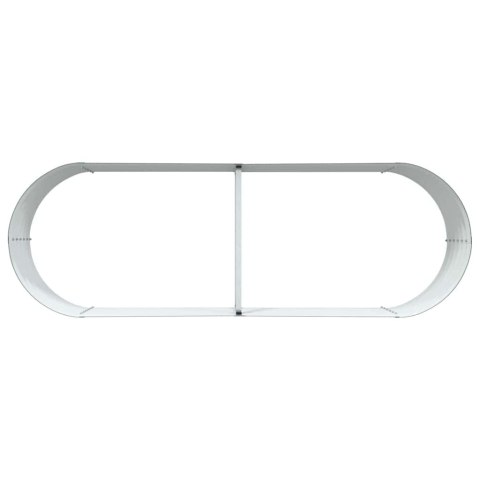 PODNIESIONA RABATA OGRODOWA ZIELONY 240X80X44CM STAL