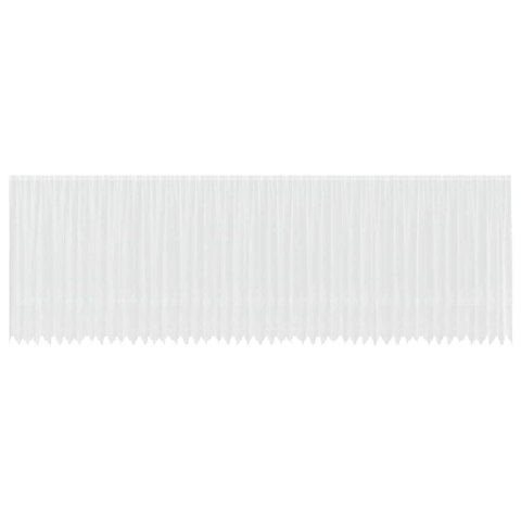 ZASŁONY Z ZASŁONAMI BIAŁY 1200X240CM POLIESTER