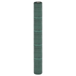 VidaXL Agrowłóknina antychwastowa, zielona, 1x5 m, PP