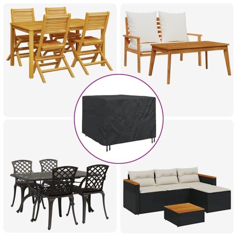POKROWIEC NA MEBLE OGRODOWE 125X125X74CM MATERIAŁ 600D