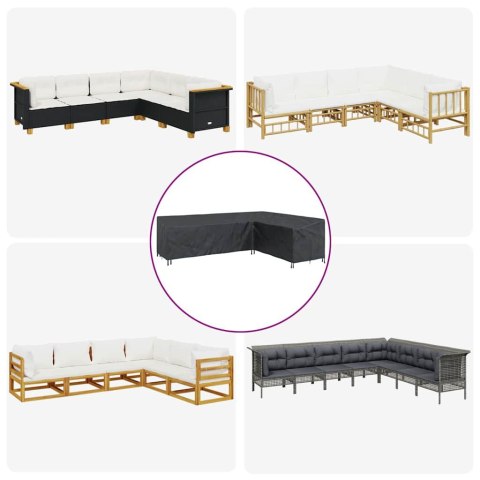 POKROWIEC NA MEBLE OGRODOWE 286X222X80CM MATERIAŁ 600D