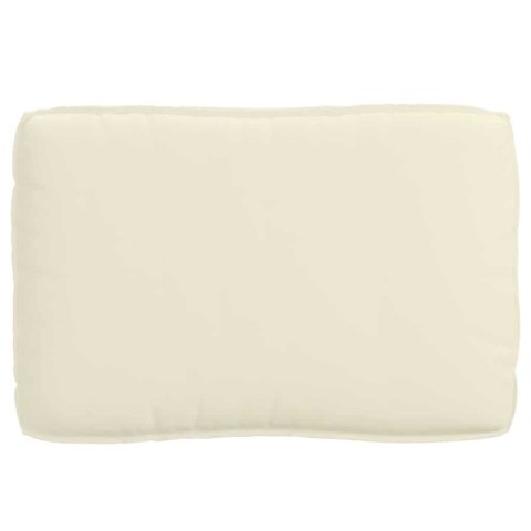 PODUSZKA NA SIEDZISKO Z PALET KREMOWY 120X80X12CM