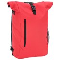 TORBA ROWEROWA CZERWONY 31X13X58CM POLIESTER