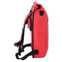 TORBA ROWEROWA CZERWONY 31X13X58CM POLIESTER