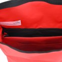 TORBA ROWEROWA CZERWONY 31X13X58CM POLIESTER