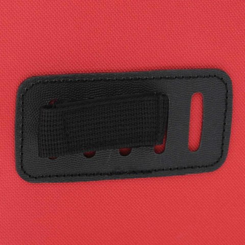 TORBA ROWEROWA CZERWONY 31X13X58CM POLIESTER