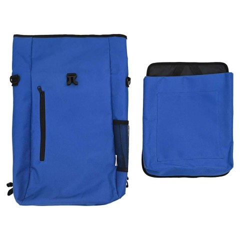 TORBA ROWEROWA NIEBIESKI 31X13X58CM POLIESTER