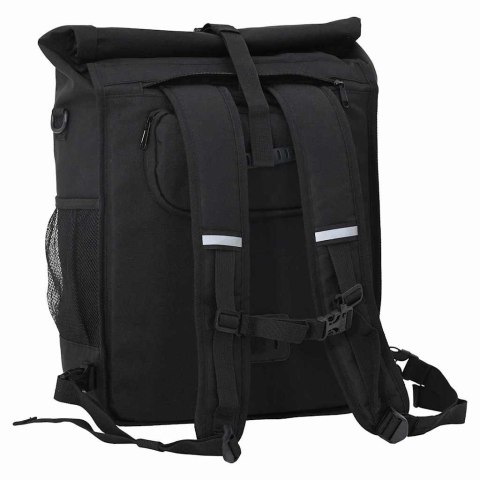 TORBA ROWEROWA CZARNY 33X16X48CM POLIESTER