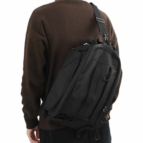 TORBA ROWEROWA CZARNY 38X21X16CM POLIESTER