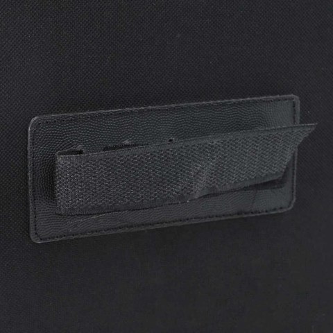 TORBA ROWEROWA CZARNY I SZARY 15.5X31.5X40CM POLIESTER