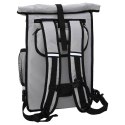 TORBA ROWEROWA SZARY 31X13X58CM POLIESTER