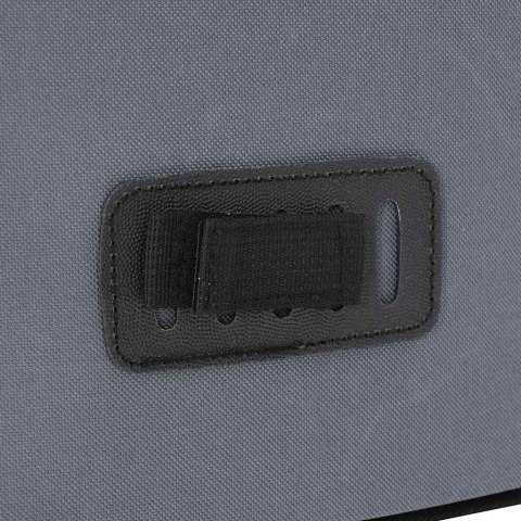 TORBA ROWEROWA SZARY 33X16X48CM POLIESTER