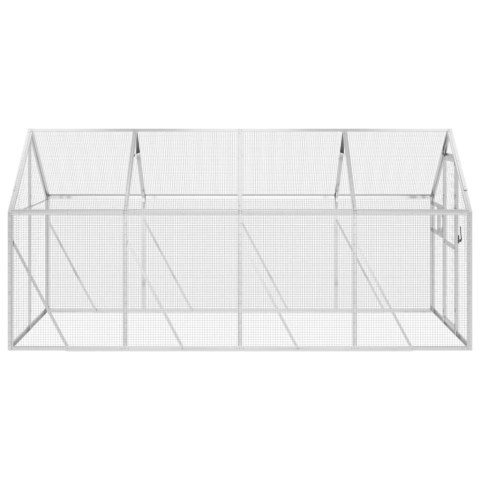 WOLIERA PTASZARNIA KLATKA DLA PTAKÓW 1,79X4X1,85M ALUMINIUM