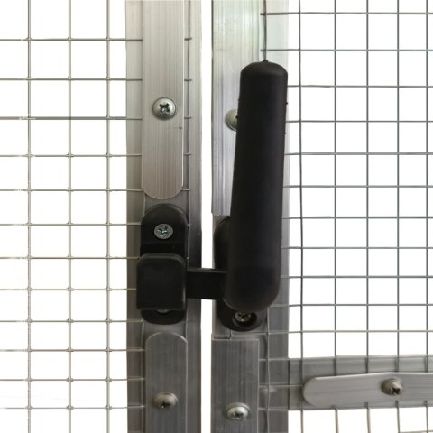 WOLIERA PTASZARNIA KLATKA DLA PTAKÓW 1,79X4X1,85M ALUMINIUM