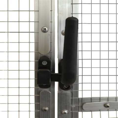 WOLIERA PTASZARNIA KLATKA DLA PTAKÓW 1,79X3X1,85M ALUMINIUM